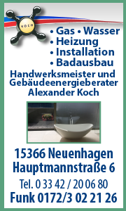 Gas Wasser Heizung Installation Badausbau Handwerksmeister und Gebäudeenergieberater Alexander Koch Neuenhagen bei Berlin