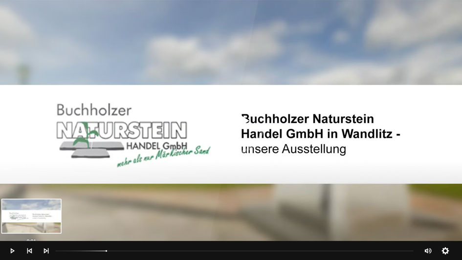 Video: Natursteine kaufen bei P&S Buchholzer Naturstein Handel GmbH in Wandlitz